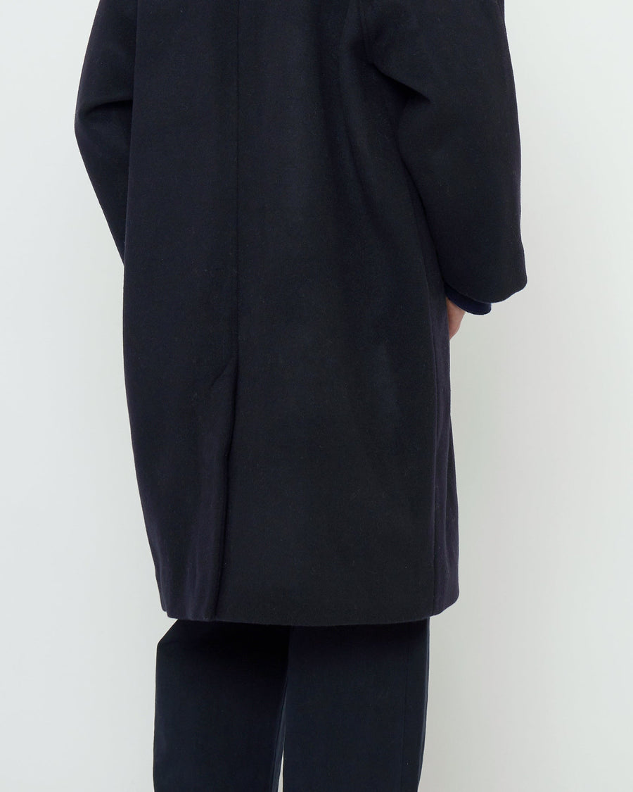 WOOL DUSTER - NAVY BLACK