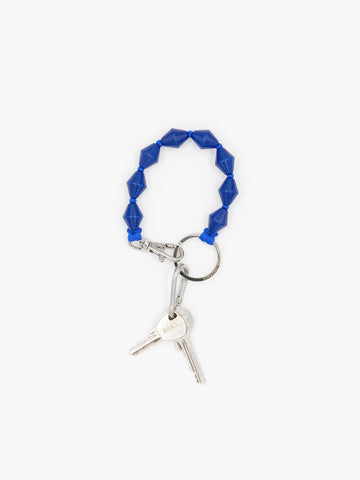 SHORT KEYHOLDER - ZICKZACK- BLUE