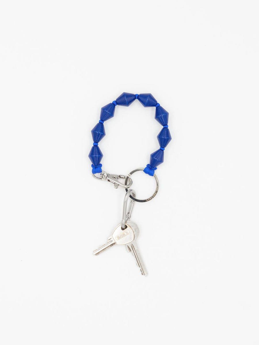 SHORT KEYHOLDER - ZICKZACK- BLUE