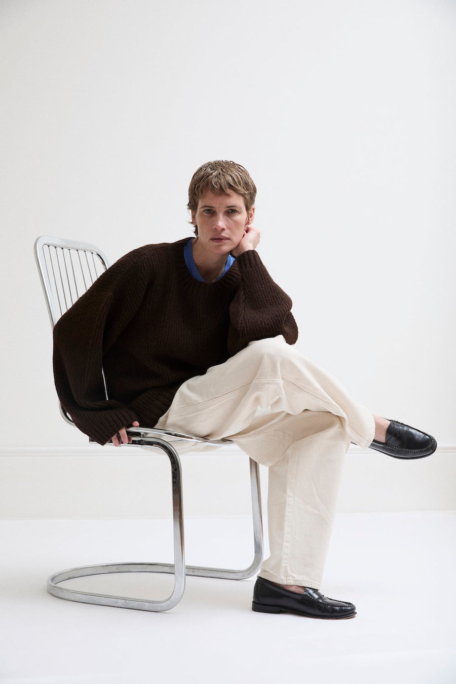 LUXE BLAKE PULLOVER - COCOA