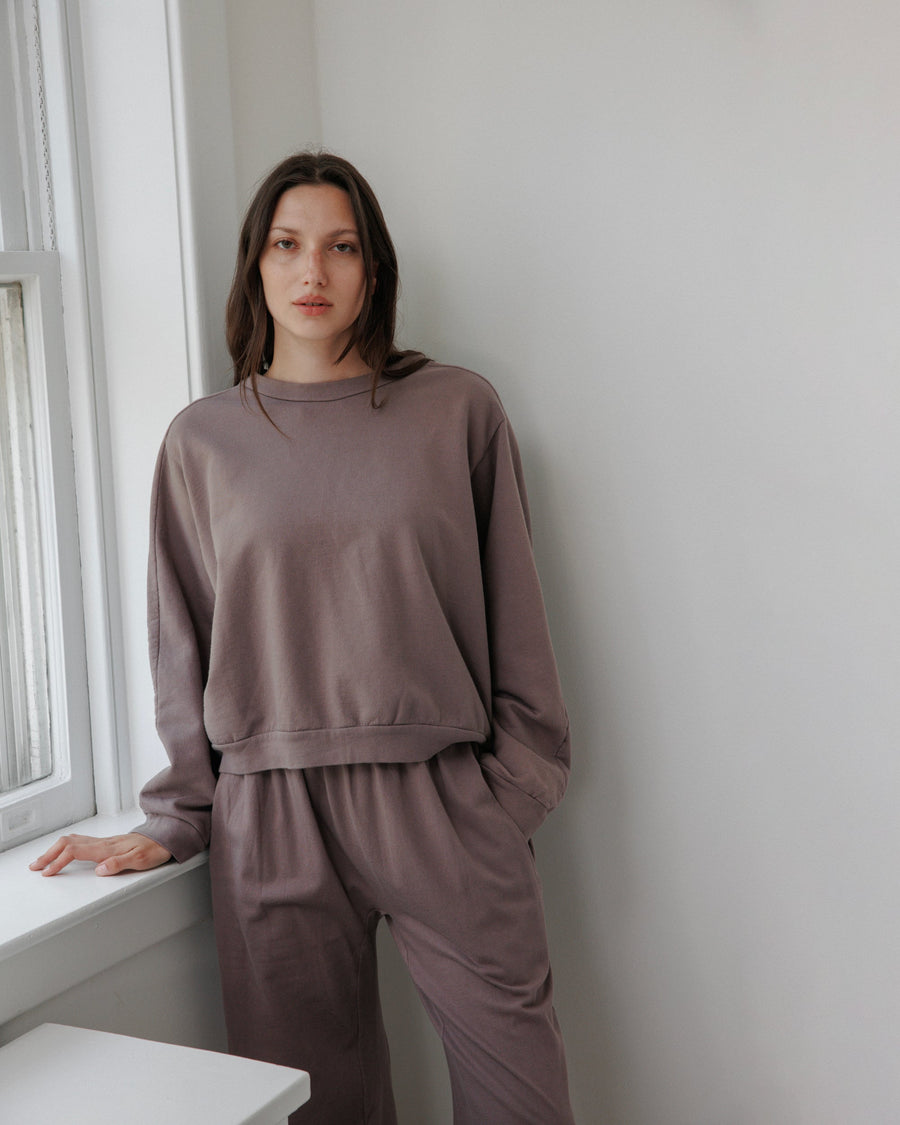 EASY SUMMER SWEATSHIRT - MUSHROOM