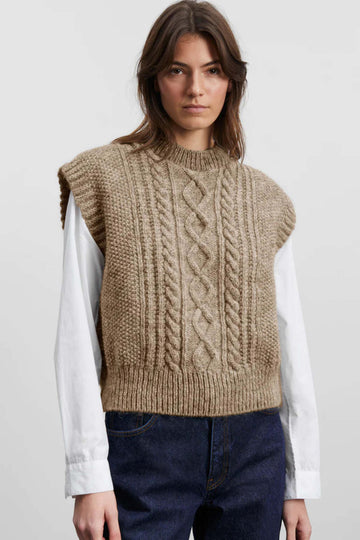 TILLA VEST - BEIGE