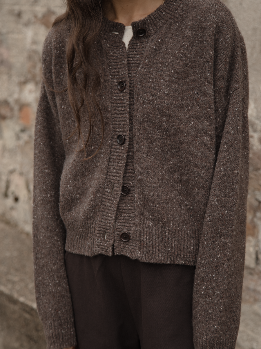 GISELE CARDIGAN - SABLE