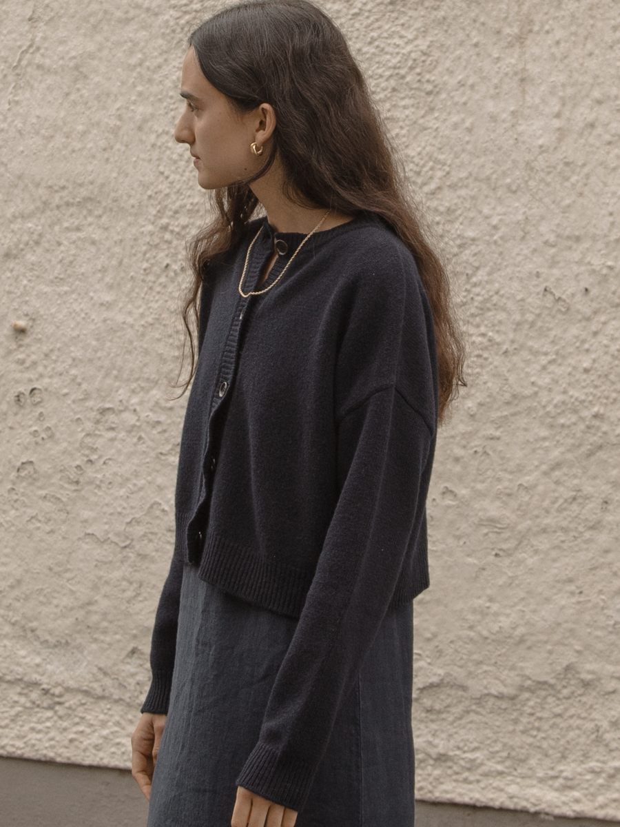 GISELE CARDIGAN - NAVY