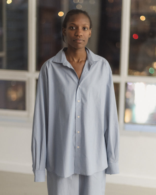 CLAUDE SHIRT - BLUE STRIPE