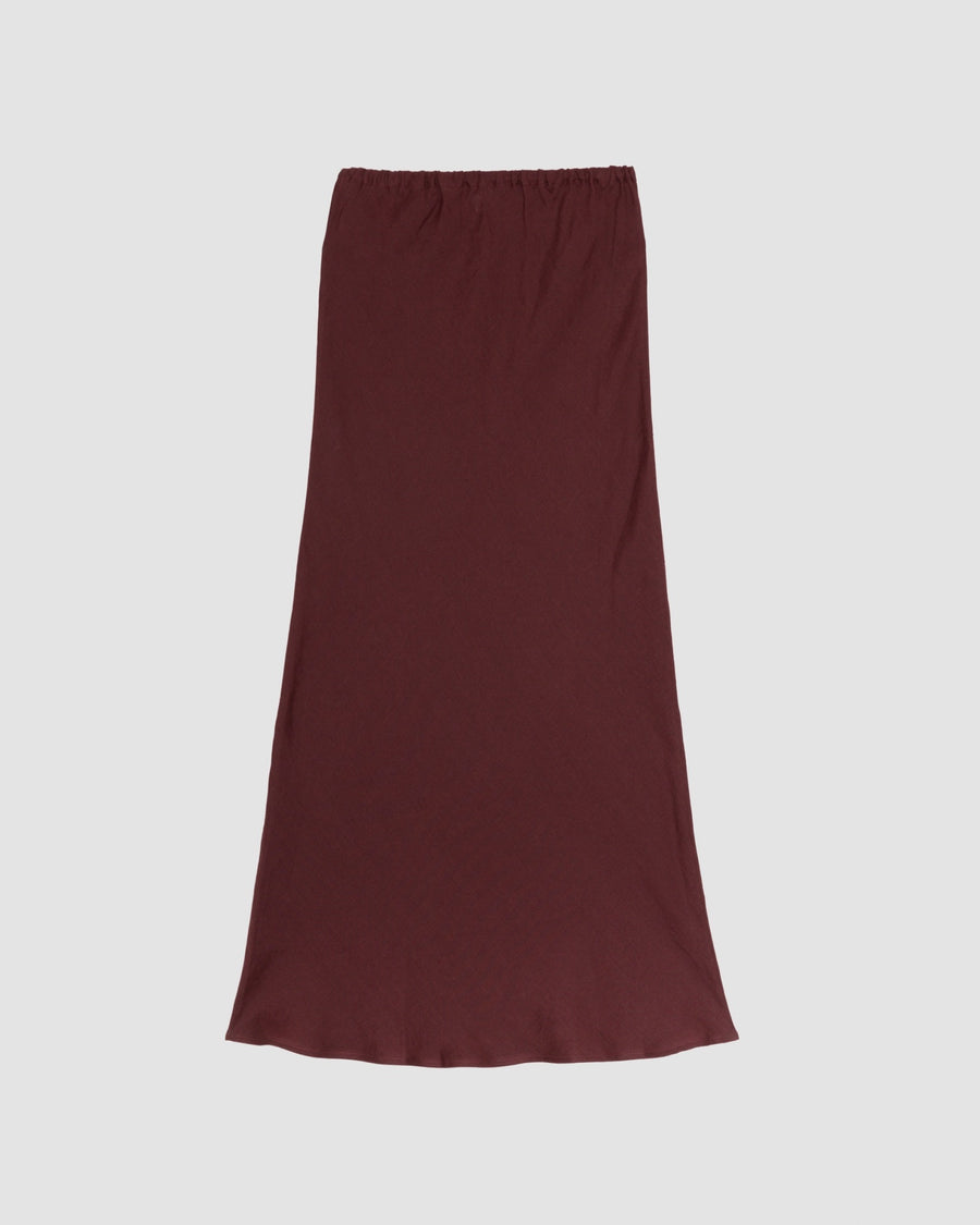 DYDINE SKIRT - STOME BURGUNDY