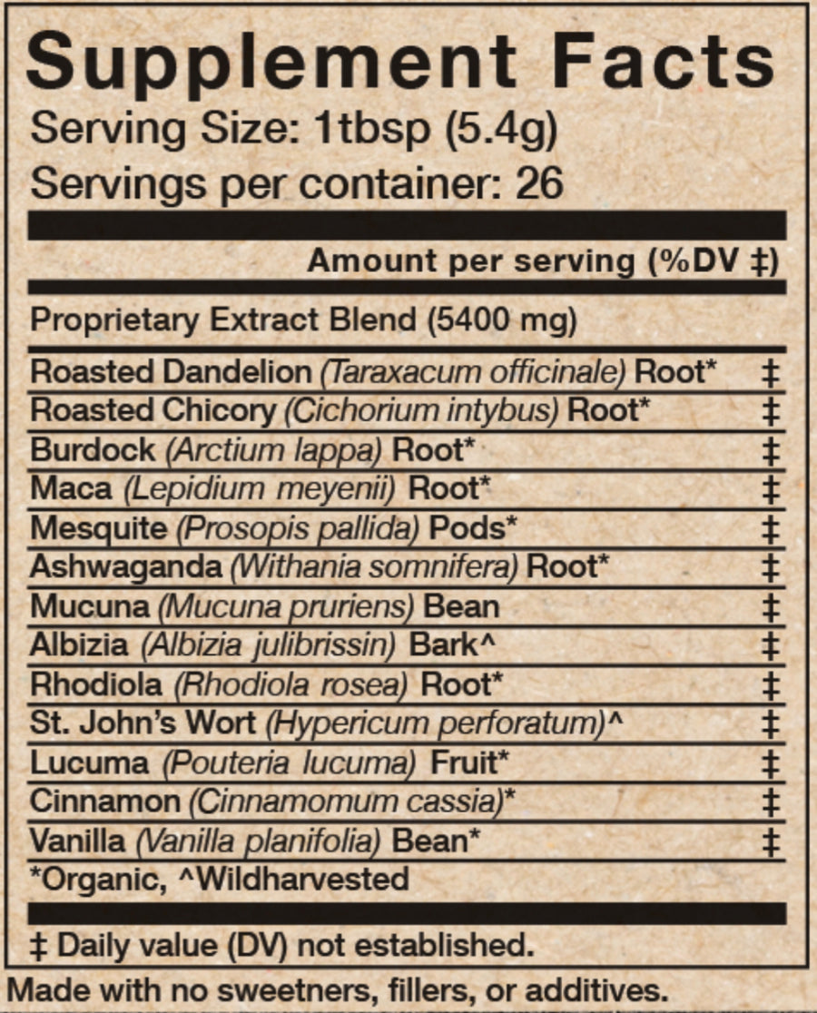 HAPPINESS TONIC POWDER - COFFEE ALTERNATIVE