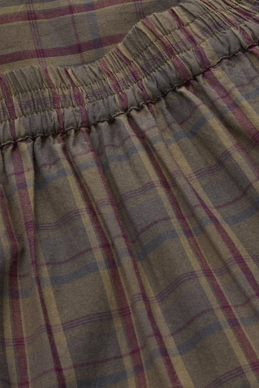 LILI SKIRT - RED/GREEN CHECK
