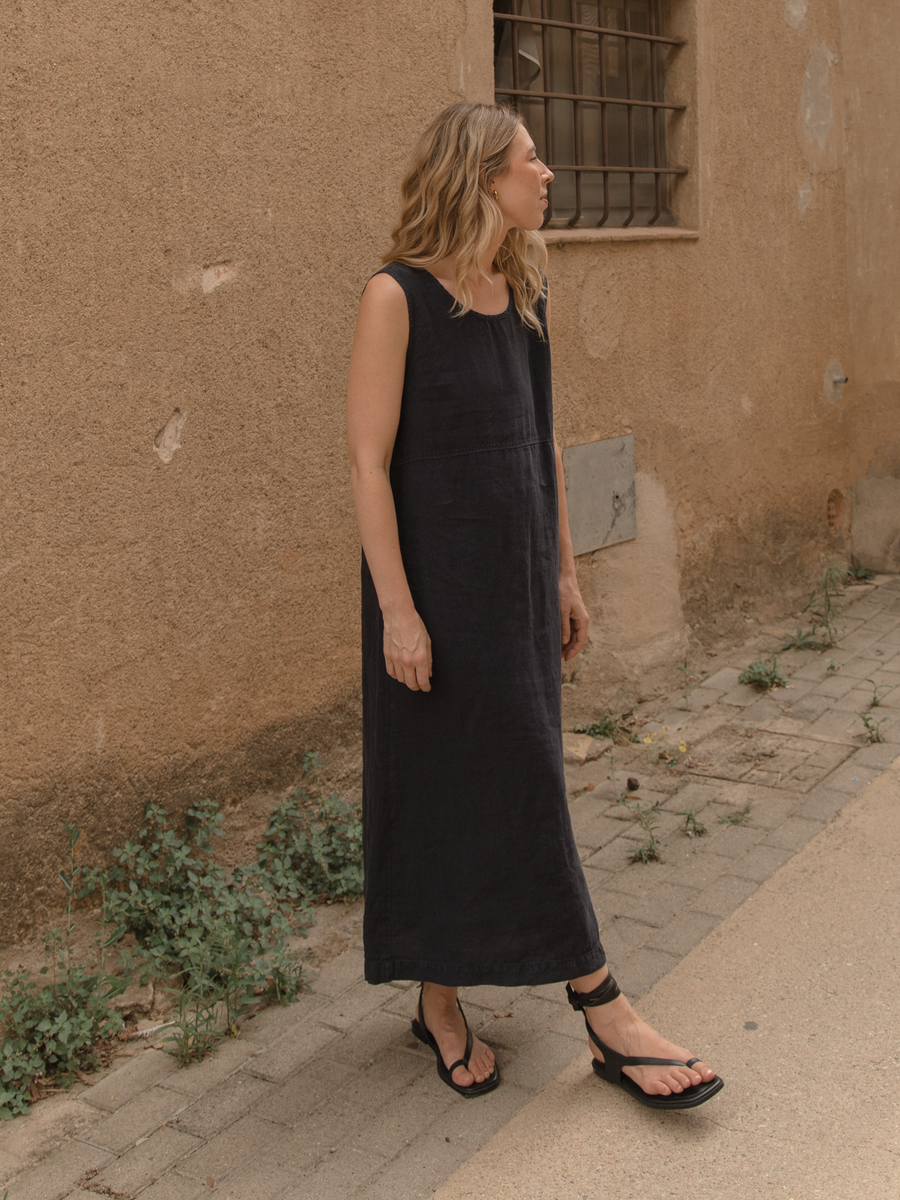 HEIDI DRESS - NAVY