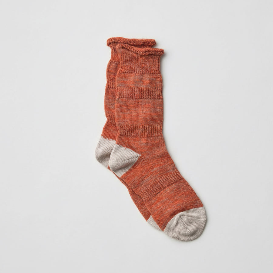 ORGANIC COTTON PLOOT SOCKS - ORANGE