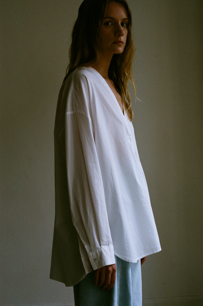 STUDIO SHIRT COTTON - SALT