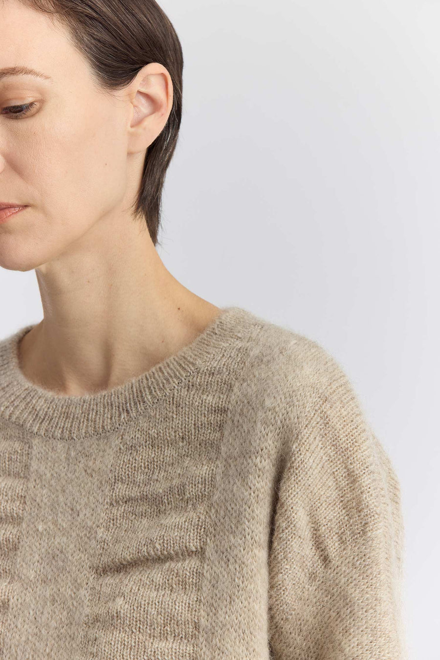 WATERFALL SWEATER - NATURAL