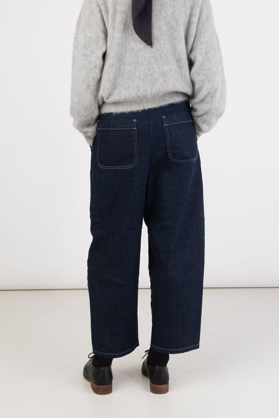 BARREL PANT - DARK INDIGO