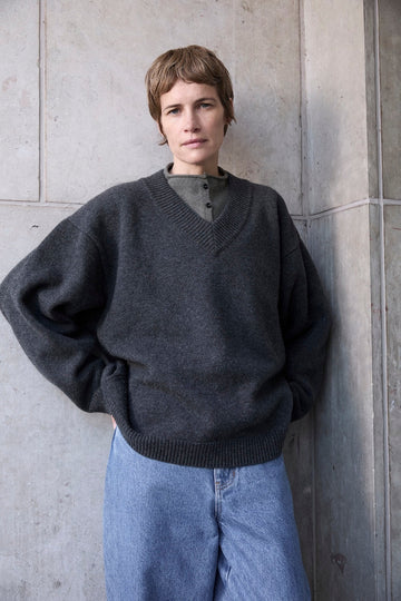 SLOAN VNECK - CHARCOAL - COMING SOON!