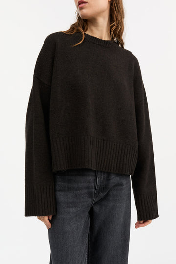 CAMPA JUMPER - DEEP BROWN
