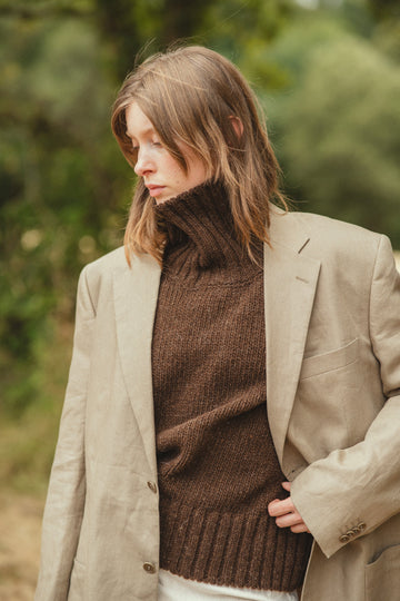 RINGO SWEATER - NATURAL BROWN