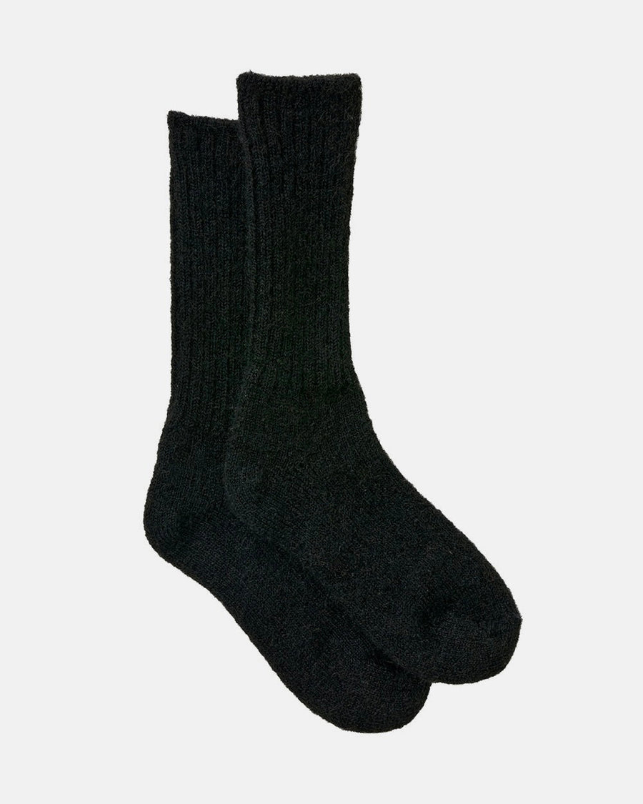 MOHAIR SOCKS - BLACK