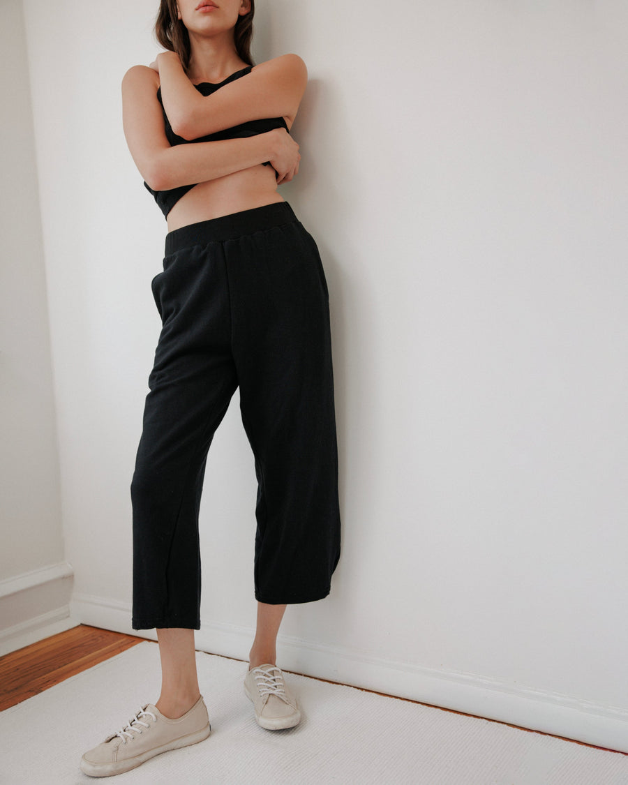 SUMMER SWEAT PANT - BLACK