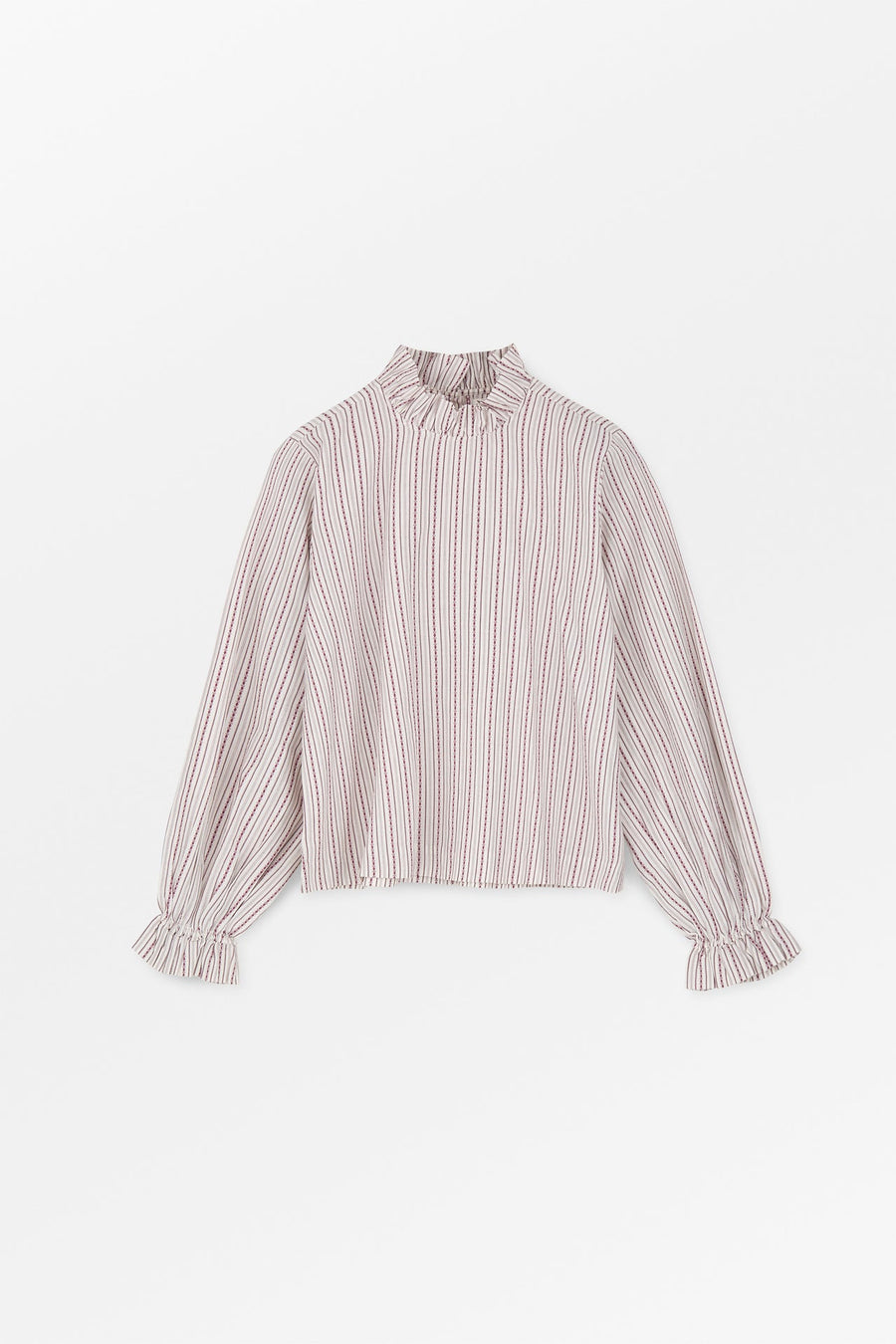 CORNFLOWER BLOUSE - RASPBERRY STRIPE