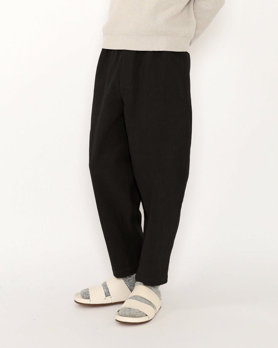 ELASTIC PULLUP TROUSER - BLACK