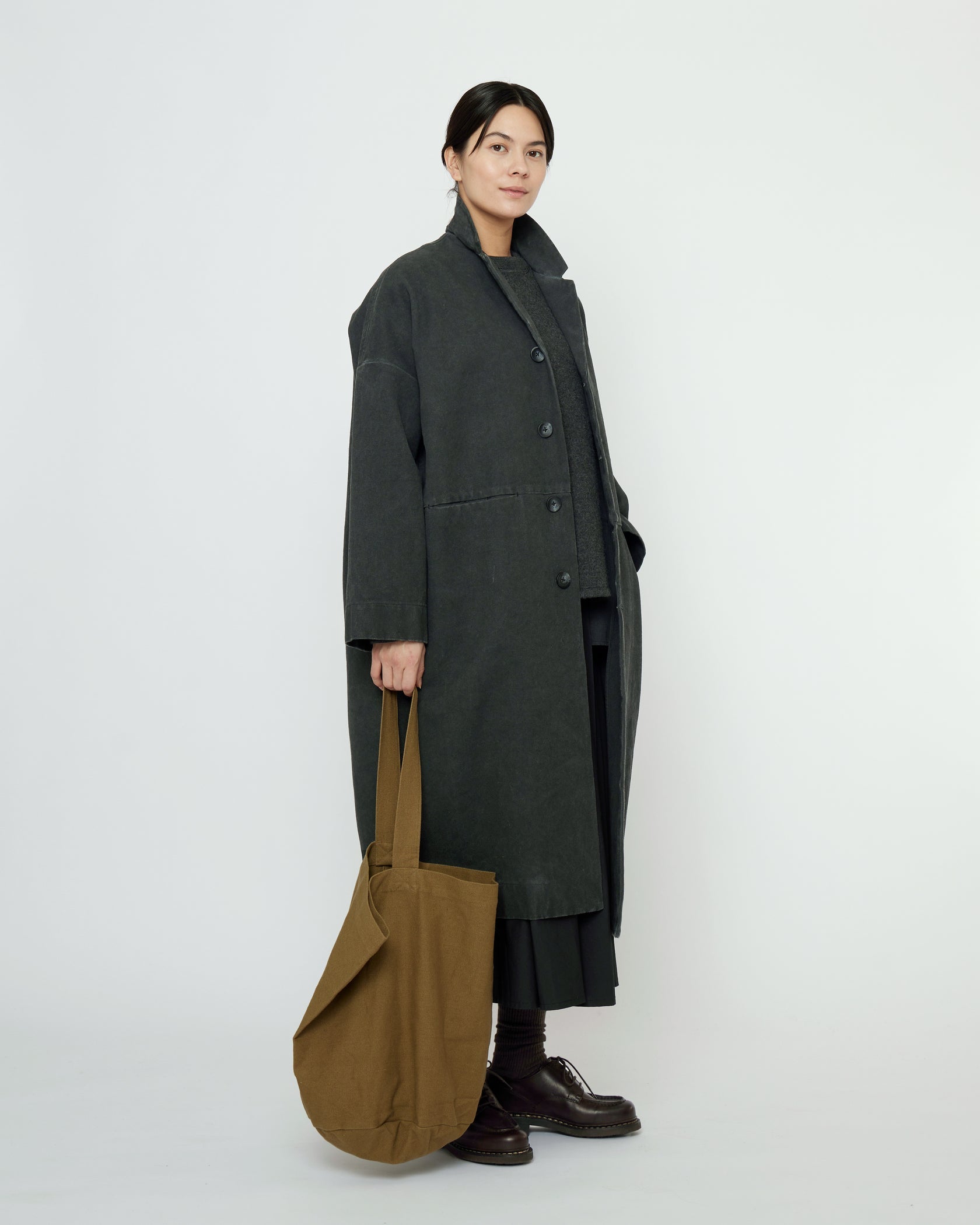 ウィーク　ウィーコート Short Spring Trench - SS25 - Navy – 7115 by Szeki