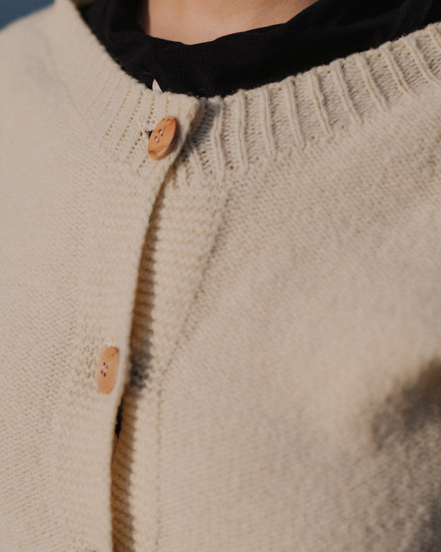 TIER CARDIGAN - CHAUME SAND