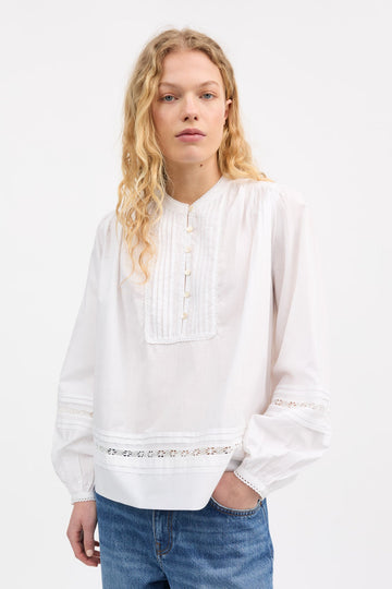LEAF SHIRT - OPTIC WHITE