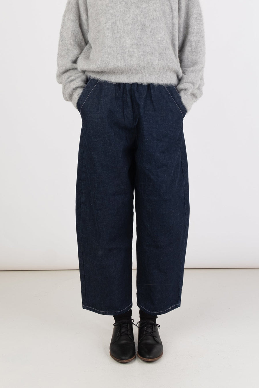 BARREL PANT - DARK INDIGO