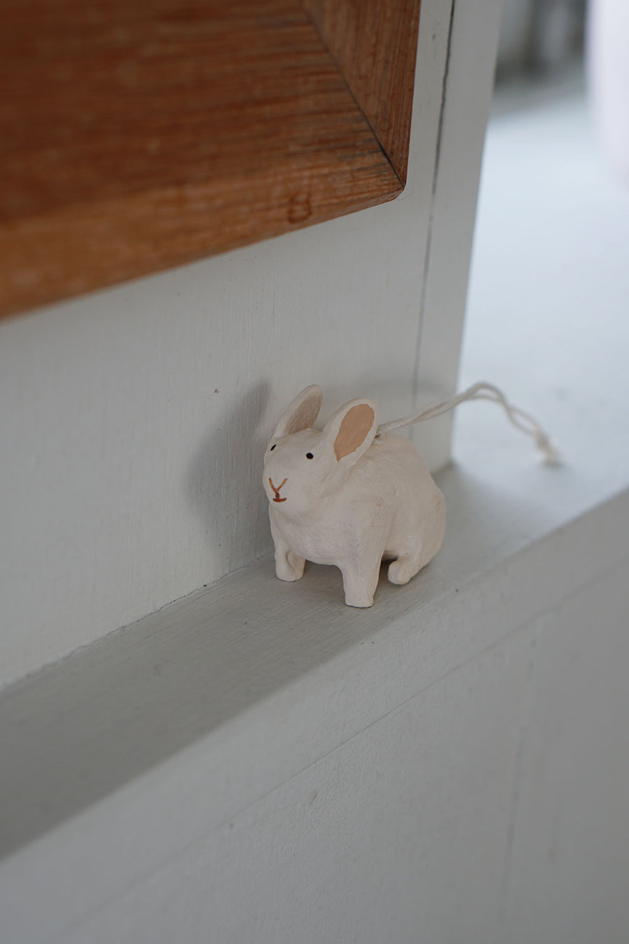 ORNAMENT - PAPER MACHE - RABBIT