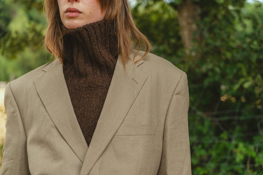 RINGO SWEATER - NATURAL BROWN