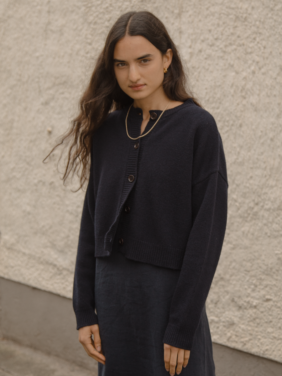 GISELE CARDIGAN - NAVY