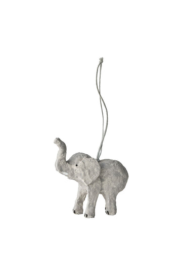 ORNAMENT - PAPER MACHE - ELEPHANT