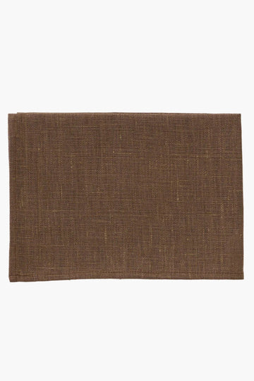 THICK LINEN TEA TOWEL - COCOA