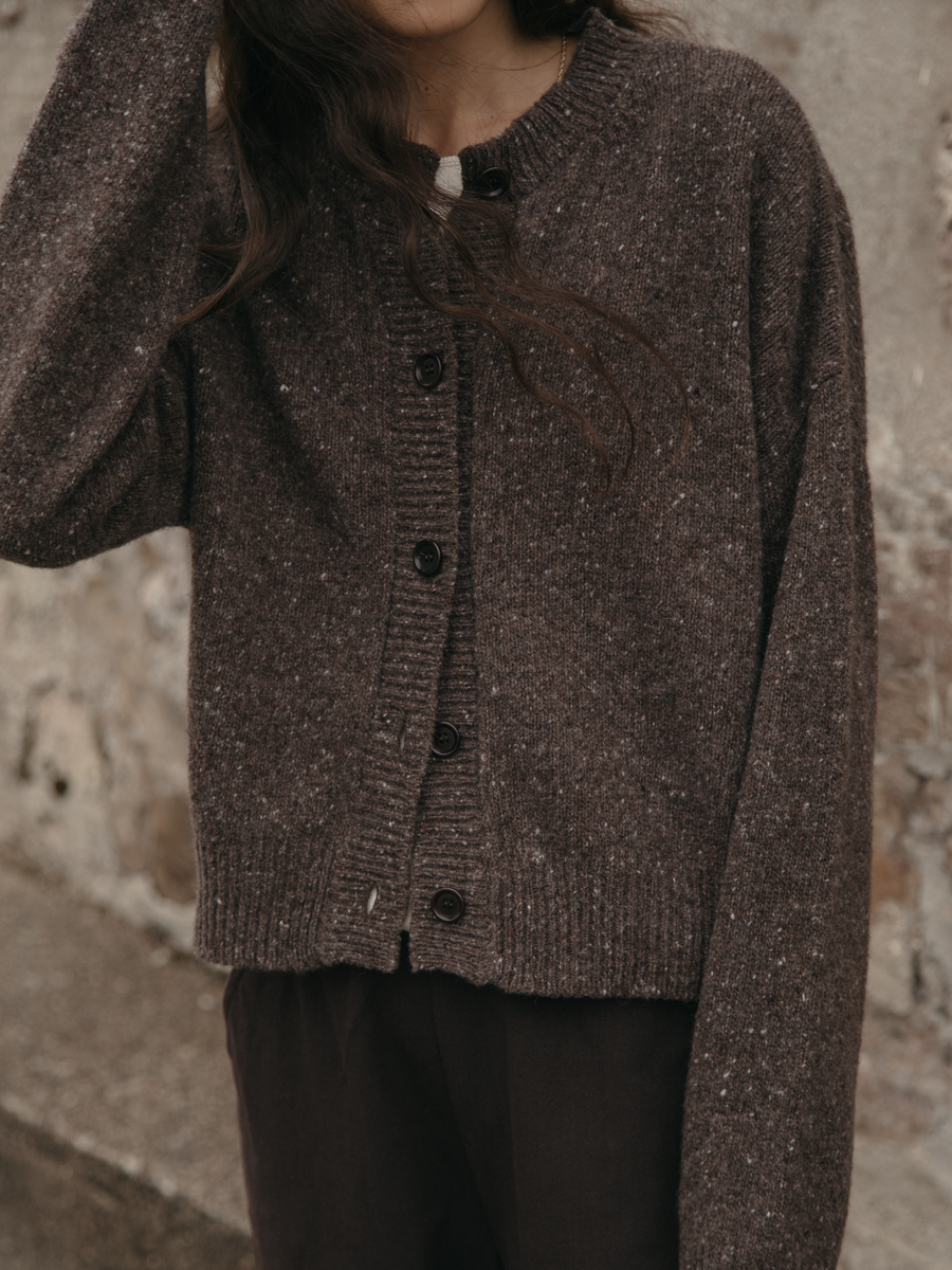 GISELE CARDIGAN - SABLE