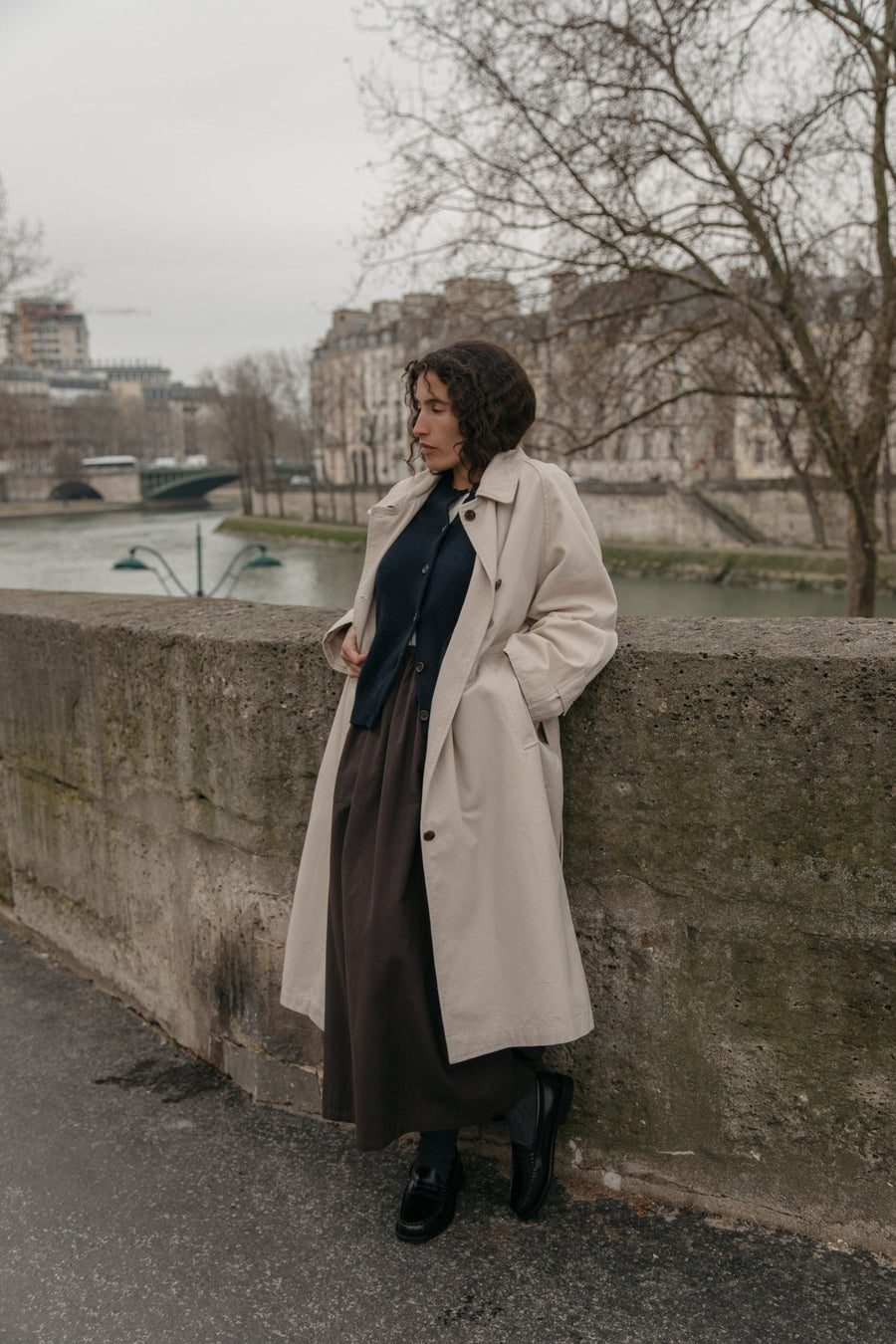 PENELOPE TRENCH - SLATE