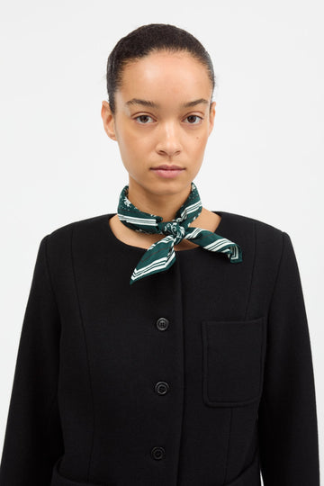 CLASSIC SCARF 50x50 - PINE GREEN