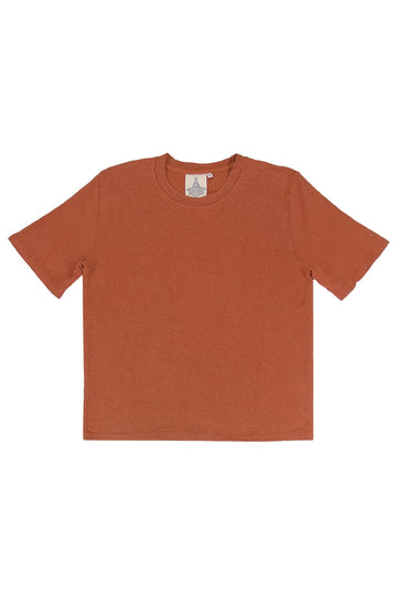 DAKOTA HEMP CROPPED TEE - ROOIBOS TEA