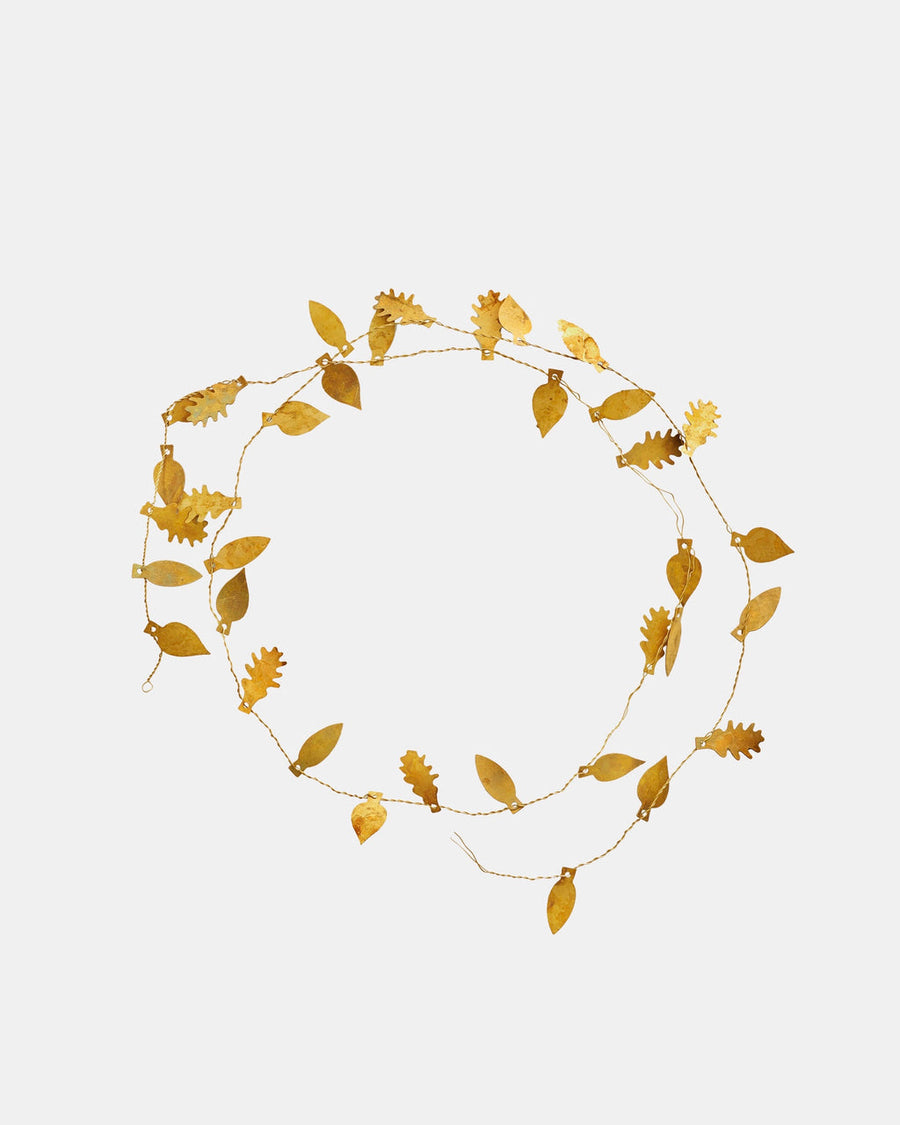 BRASS GARLAND - LEAF