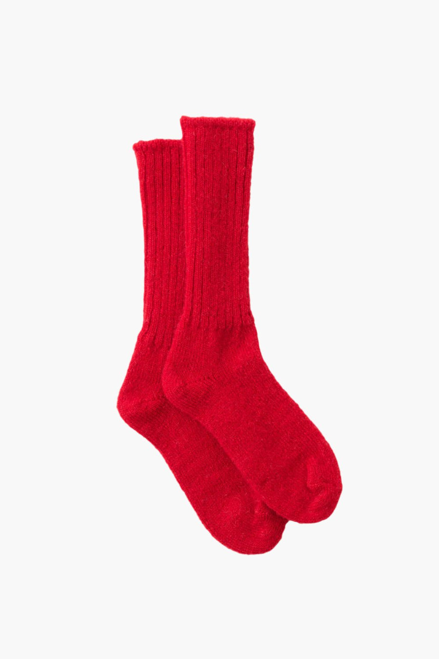 MOHAIR SOCKS - RED