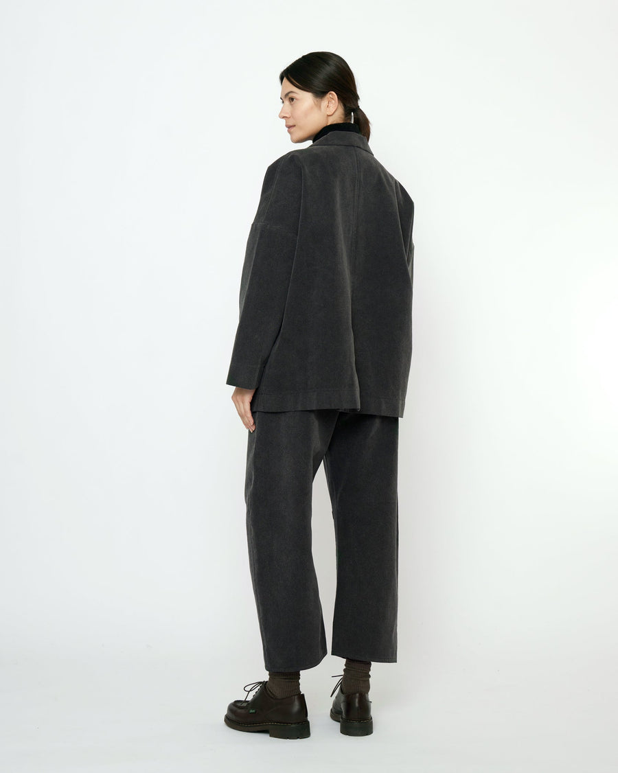OVERSIZED BLAZER  - WASHED BLACK