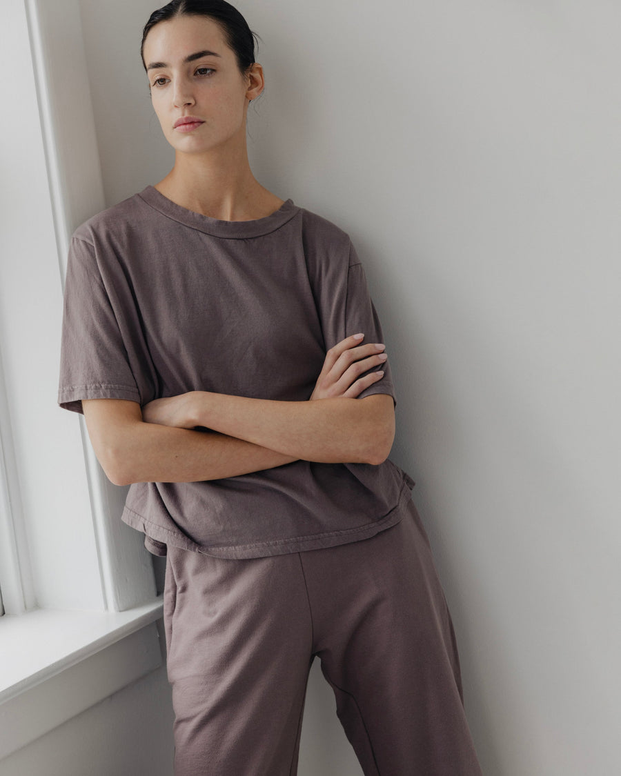 BOXY TEE - MUSHROOM