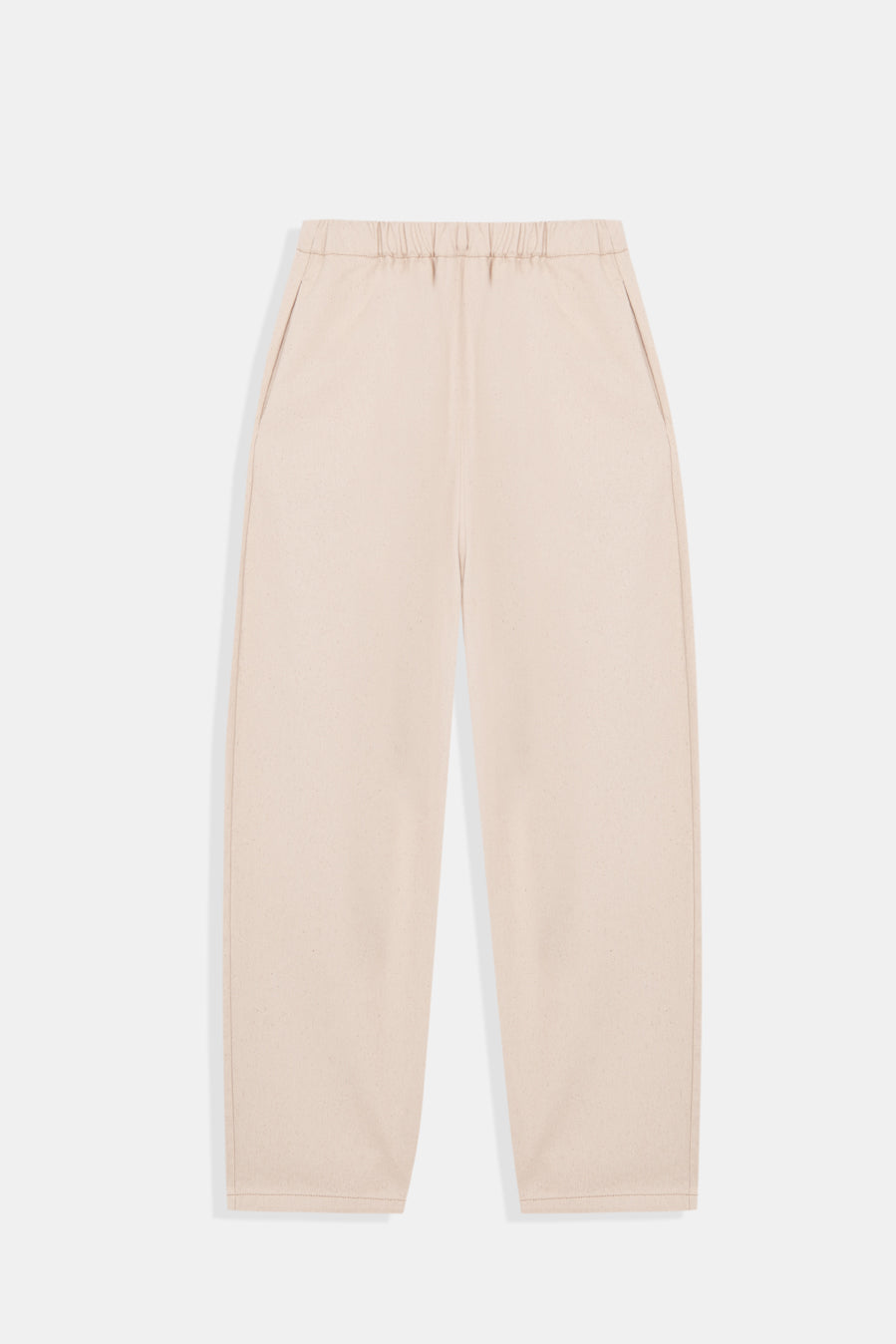 VERDAGUER COTTON MAXI PANTS - NATURAL