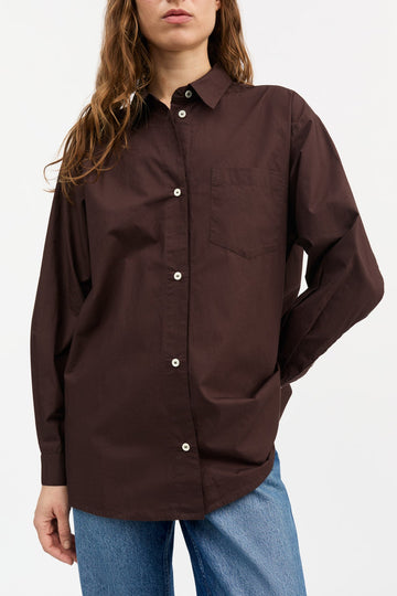 EDGAR SHIRT - DARK BROWN