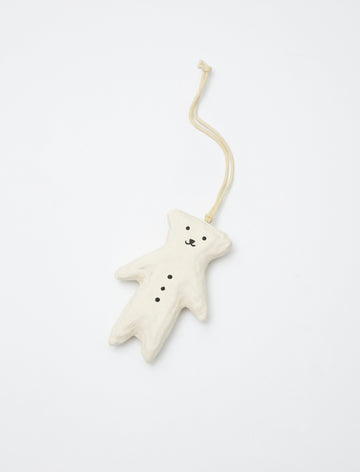ORNAMENT - PAPER MACHE - BEAR