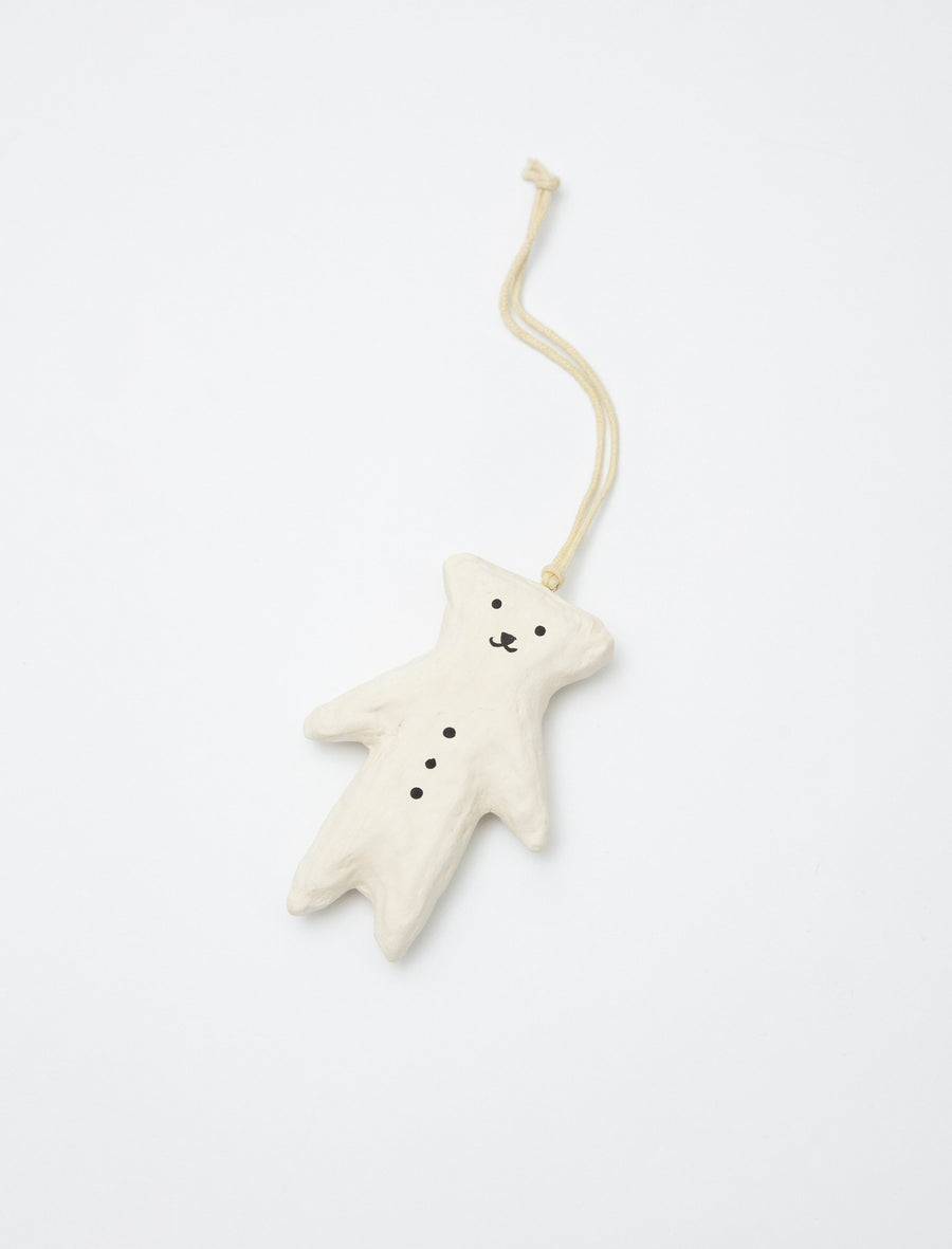 ORNAMENT - PAPER MACHE - BEAR