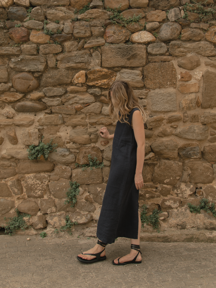 HEIDI DRESS - NAVY