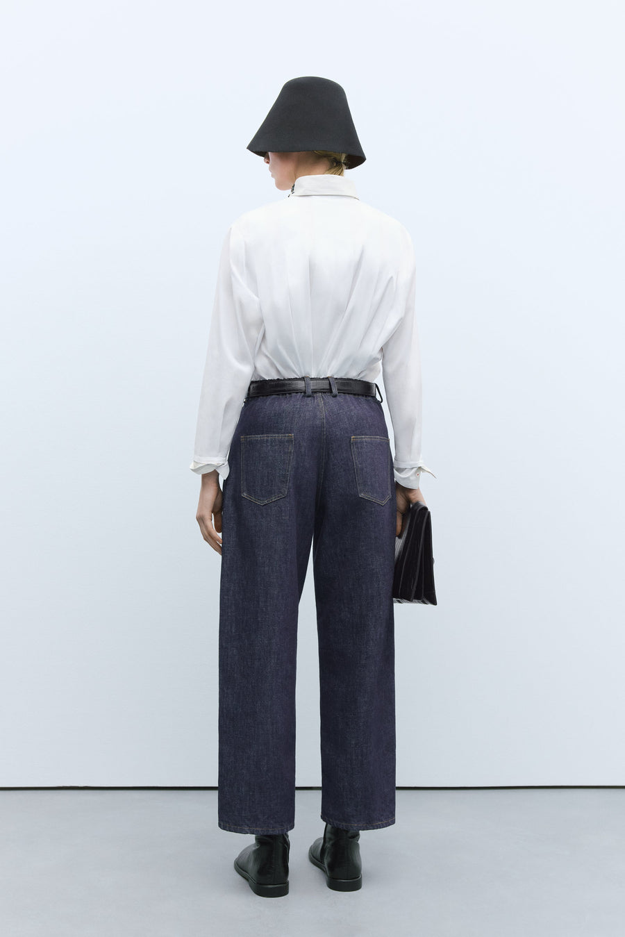 DENIM STRAIGHT PANT - INDIGO