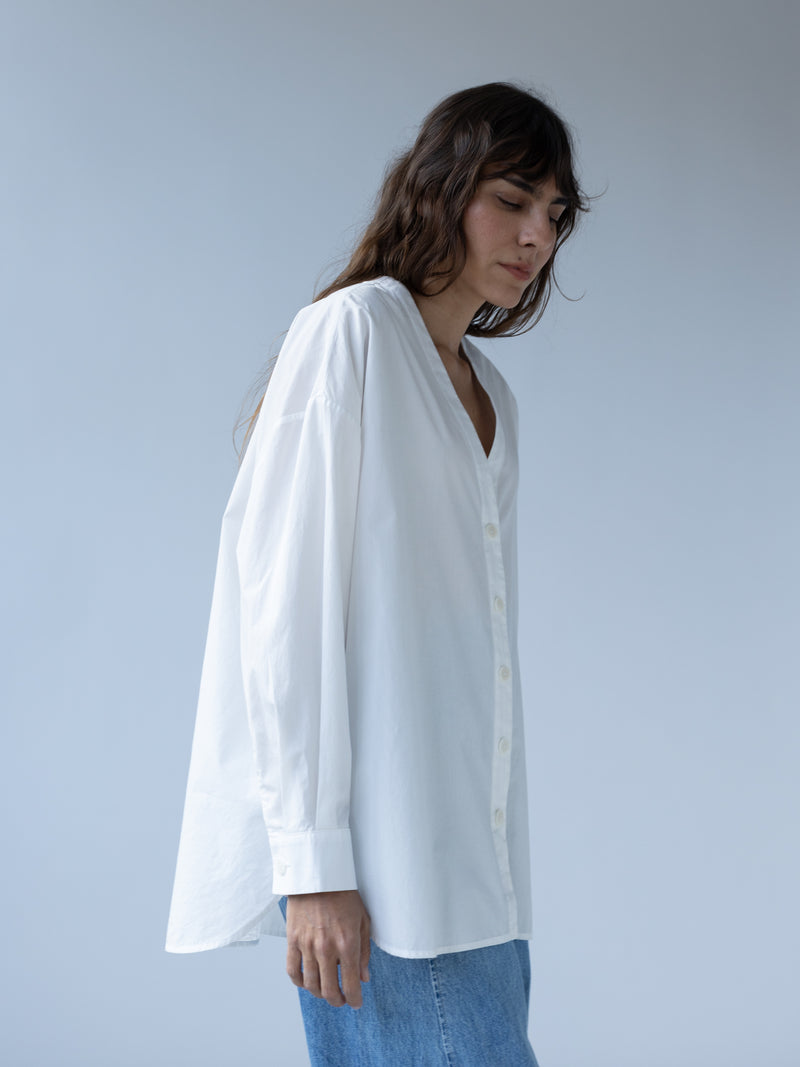 STUDIO SHIRT COTTON - SALT