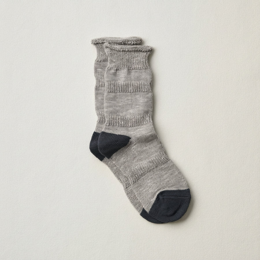 ORGANIC COTTON PLOOT SOCKS - GREY