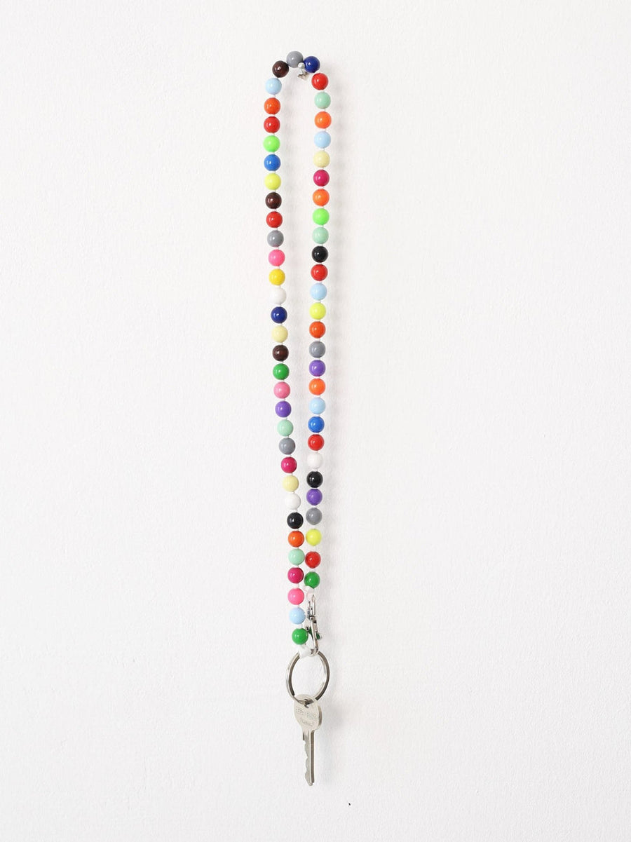 LONG KEYHOLDER - SMALL PERLEN - MULTI MIX